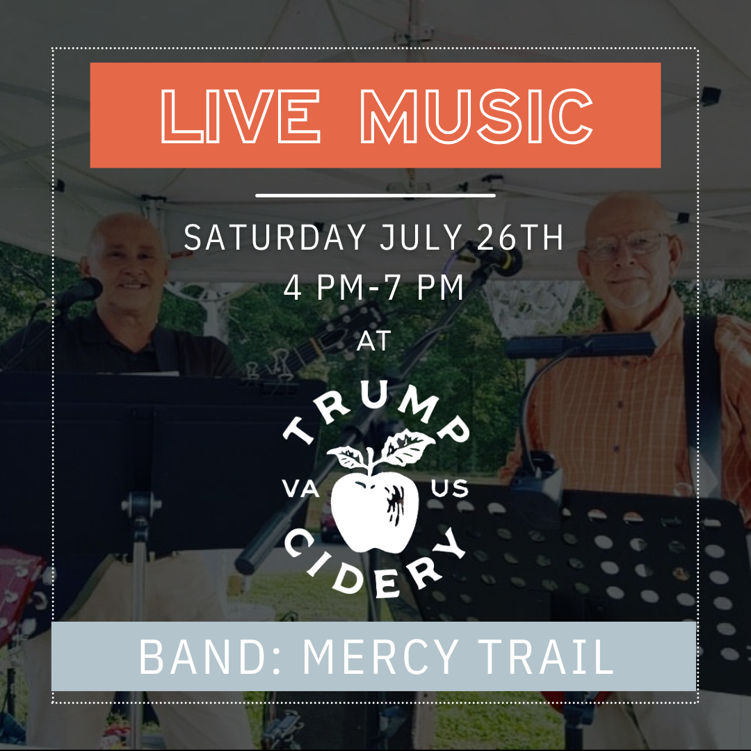 Live Music July 27 - Mercy Trail