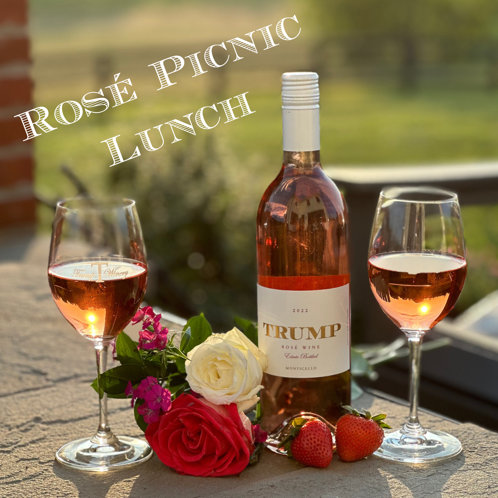 Rosé Picnic Lunch at Afton Mountain Vineyards