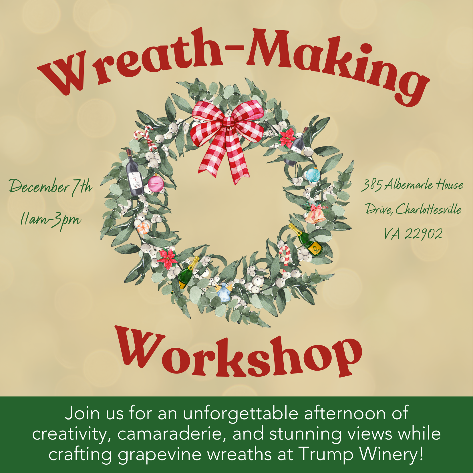 Grapevine Wreath Workshop 2024